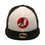 Exclusive New Era 59Fifty Chicago White Sox 1960 Logo Rail Hat - 2Tone White, Black