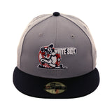 Exclusive New Era 59Fifty Chicago White Sox 1948 Logo Hat -  2Tone Grey, Navy Blue