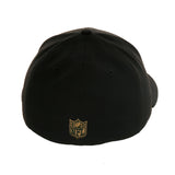 Exclusive New Era 59Fifty Seattle Seahawks Hat - Black, Green, Metallic Gold