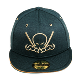 Dionic New Era 59Fifty Octoslugger Paddy Hat - Green, Metallic Gold