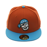 Dionic New Era 59Fifty Marauders DE Hat - 2T Burnt Orange, Light Blue