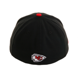 Exclusive New Era 59Fifty Kansas City Chiefs Kingdom Fitted Hat - 2T Black, Red