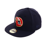 Exclusive 59Fifty Danville 97s D Train Logo Hat - Navy