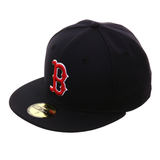 Exclusive New Era 59Fifty Boston Red Sox Game Hat - Navy