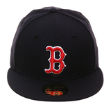 Exclusive New Era 59Fifty Boston Red Sox Game Hat - Navy