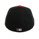 Exclusive New Era 59Fifty Cincinnati Reds Alternate Hat - 2T Black, Red