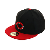 Exclusive New Era 59Fifty Cincinnati Reds Alternate Hat - 2T Black, Red