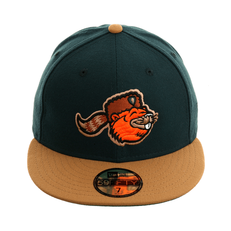 Exclusive New Era 59Fifty Clink Room Yellowstone Troopers Hat - 2T Green, Khaki