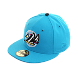 Exclusive New Era 59Fifty California Sails Hat - Neon Blue