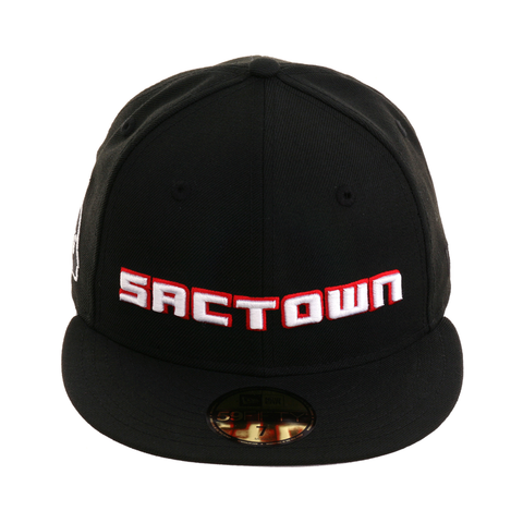 Exclusive New Era 59Fifty Sacramento Kings Sactown 916 Hat - Black