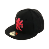 Exclusive New Era 59Fifty Sacramento Kings Alternate Hat - Black, Infrared