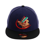 Exclusive New Era 59Fifty Aztlan All-Stars Fitted Hat - 2T Light Navy, Black