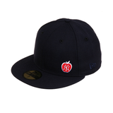 Exclusive 59Fifty New York Yankees Flaw Yankees Apple Hat - Navy, Red, White