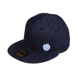 Exclusive 59Fifty New York Yankees Flaw Yankees Apple Hat - Denim, Light Blue