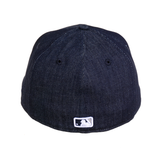 Exclusive 59Fifty New York Yankees Flaw Yankees Apple Hat - Denim, Light Blue