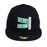 Exclusive New Era 59Fifty West 34th Street Hat - Navy