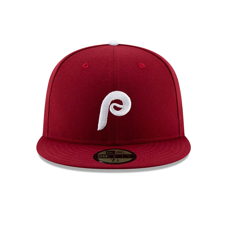 Authentic Collection New Era 59Fifty Philadelphia Phillies Alternate 2 Hat - Cardinal