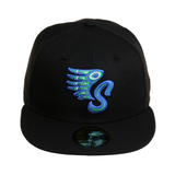 Exclusive New Era 59Fifty S Wing Hat - Black, Royal