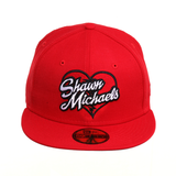 WWE New Era 59Fifty Shawne Michaels Hat - Red