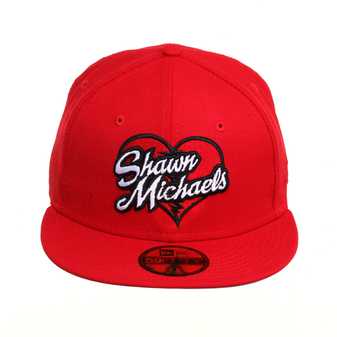 WWE New Era 59Fifty Shawne Michaels Hat - Red