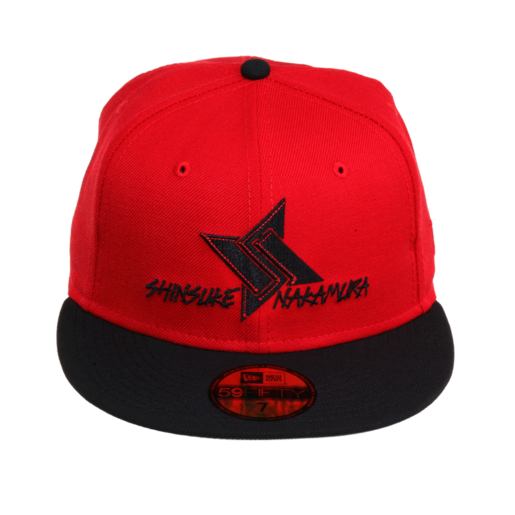 WWE New Era 59Fifty Shinsuke Nakamura Hat - 2T Red, Black