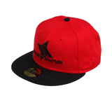 WWE New Era 59Fifty Shinsuke Nakamura Hat - 2T Red, Black