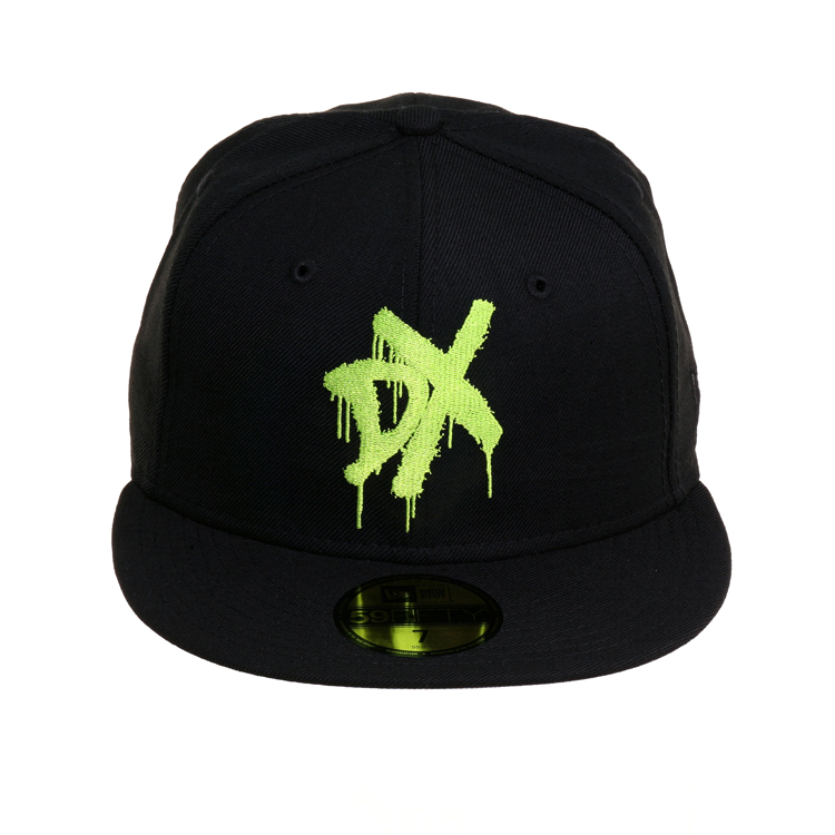 WWE New Era 59Fifty D Generation X Hat - Black, Light Green