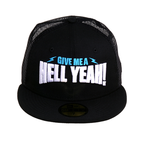 WWE New Era 59Fifty Stone Cold Hell Yeah Mesh Hat - Black