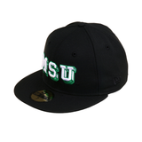 Exclusive New Era 59Fifty Michigan State Spartans Vault Block Hat - Black