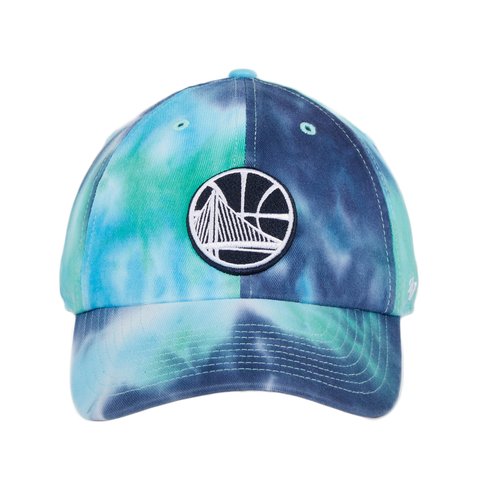 47 Brand Cleanup Golden State Warriors Marbled Adjustable Hat - Navy, Teal