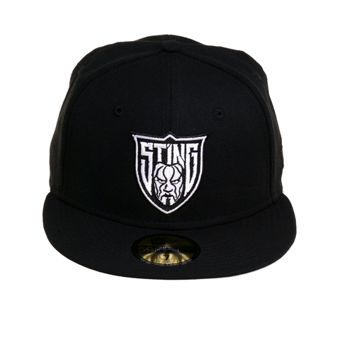 WWE New Era 59Fifty Sting Crest Hat - Black, White