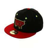 Exclusive New Era 59Fifty Columbia Chicharrones Hat - 2T Black, Red