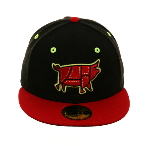 Exclusive New Era 59Fifty Columbia Chicharrones Hat - 2T Black, Red