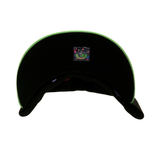 Exclusive New Era 59Fifty Lake County Picantes Hat - 2T Black, Lime Green