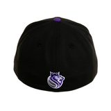 Exclusive New Era 59Fifty Sacramento Kings Pixel Hat - 2T Black, Purple