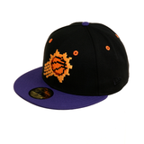 Exclusive New Era 59Fifty Phoenix Suns burst Pixel Hat - 2T Black, Purple