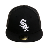 Exclusive New Era 59Fifty Chicago White Sox Pixel Hat - Black