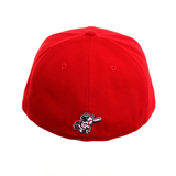 Exclusive New Era 59Fifty Cincinnati Reds Mr Redlegs Pixel Hat - Red