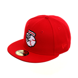 Exclusive New Era 59Fifty Cincinnati Reds Mr Redlegs Pixel Hat - Red