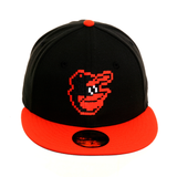 Exclusive New Era 59Fifty Baltimore Orioles Pixel Hat - 2T Black, Orange