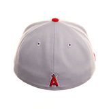 Exclusive New Era 59Fifty Los Angeles Angels Pixel Hat - 2T Gray, Red