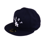 Exclusive 59Fifty Los Angeles Dodgers East LA Arch Hat - Navy, White