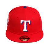 Exclusive New Era 59Fifty Texas Rangers 1995 All Star Game Patch Hat - Red