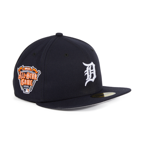 Exclusive New Era 59Fifty Detroit Tigers 2005 All Star Game Patch Hat - Navy