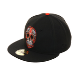 Exclusive New Era 59Fifty San Francisco Giants Sugar Skull Hat - Black