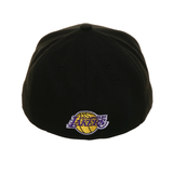 Exclusive New Era 59Fifty Los Angeles Lakers Neon Hat - Black