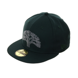 Exclusive New Era 59Fifty The Town Tree Hat - Green, White