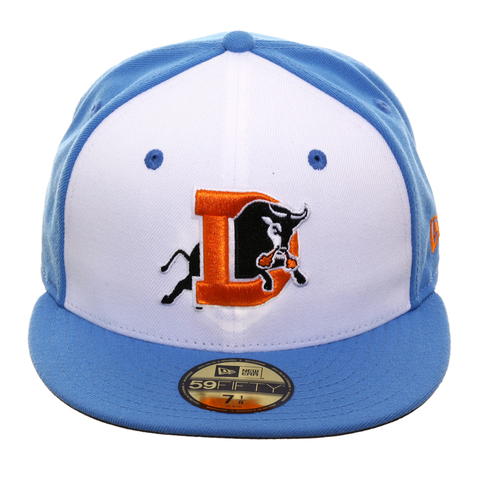 New Era 59Fifty Durham Bulls Hat - Light Blue, White