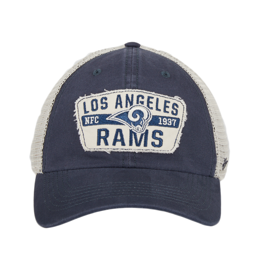 47 Brand Clean Up Los Angeles Rams Crawford Mesh Dad Hat - Navy