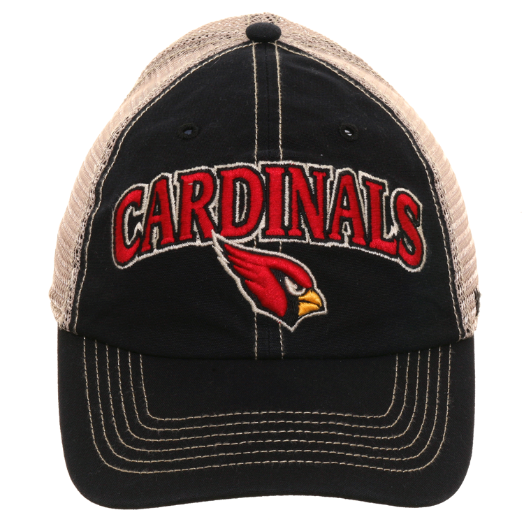 47 Brand Clean Up Arizona Cardinals Tuscaloosa Mesh Dad Hat - Black